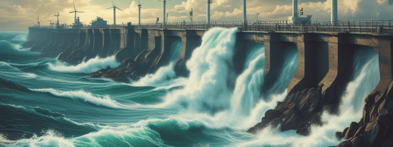 Energy from Ocean: Tidal Power Quiz