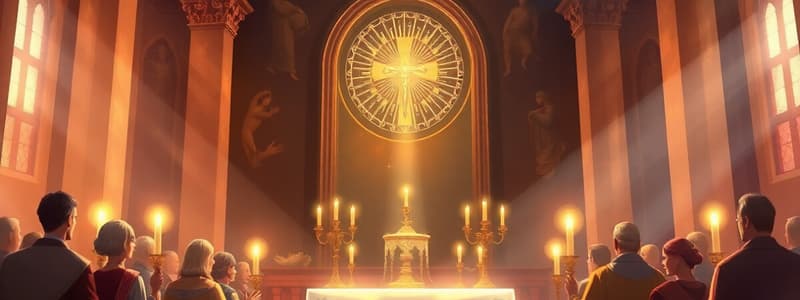 Liturgy of the Eucharist Quiz