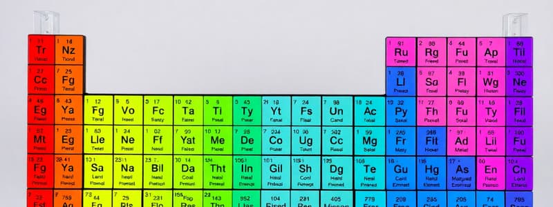 Tabla Periódica: Historia y Estructura