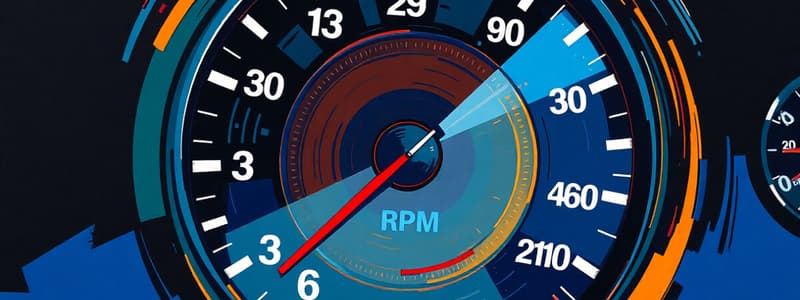 Tachometer Basics