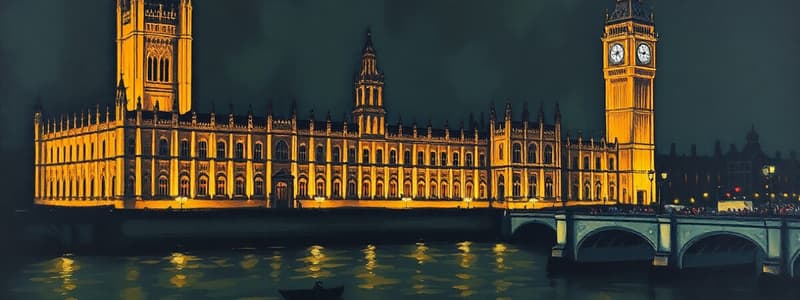 Palace of Westminster: History and Overview