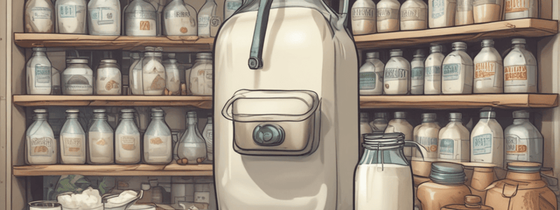 Milk Types: Unpasteurized and Pasteurized