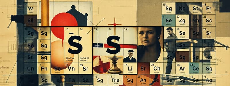 S-Block Elements Quiz