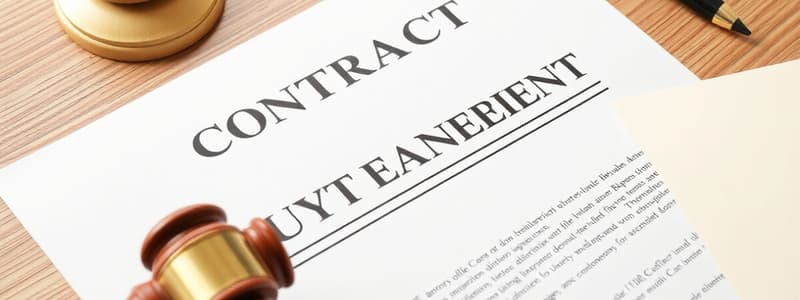 Contract Law Overview