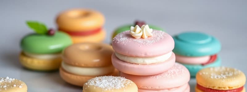 Petits Fours and Macarons Overview