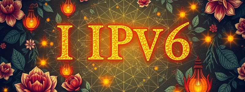 Computer Networks Lecture 3: IPv6 Addressing