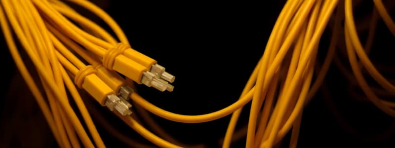 Networking Cables Overview