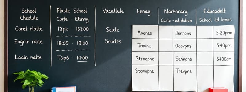 Le système scolaire français