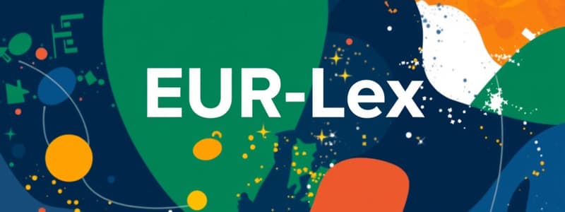 Améliorer EUR-Lex : Fonctionnalités expérimentales