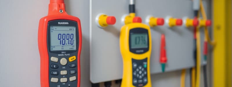 Electrical Safety and Measurements Quiz