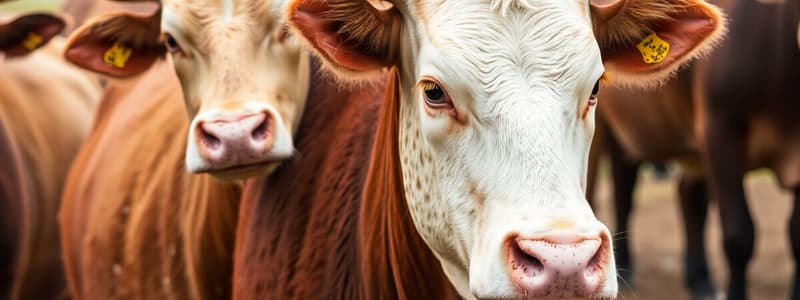 Oestrous Cycle Hormones in Cattle