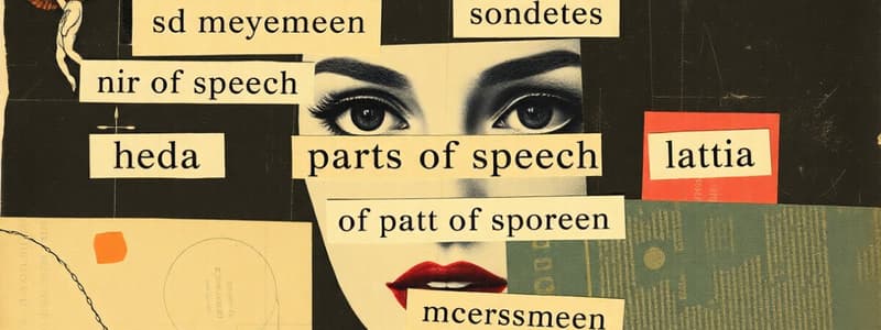 Parts of Speech Overview