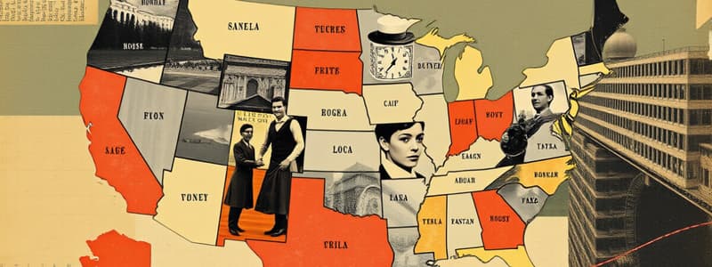 United States Land Area and Population Quiz