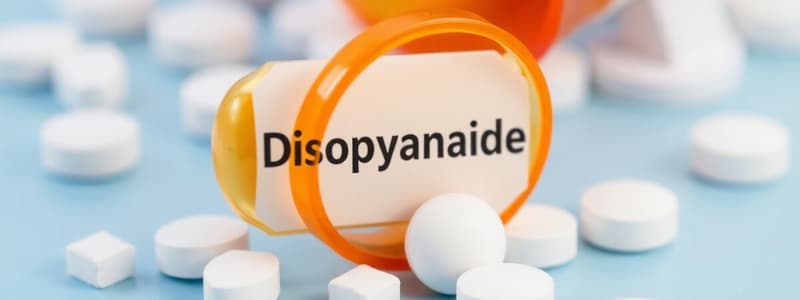 Disopyramide (Norpace®) Cuidado Medicinal