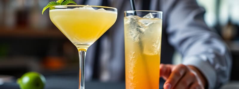 The Little Blue Book of Cocktail Recipes