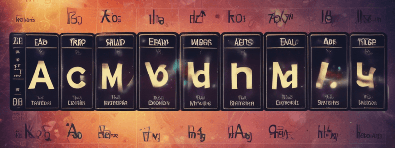 11 Trends in the Periodic Table SAQ1