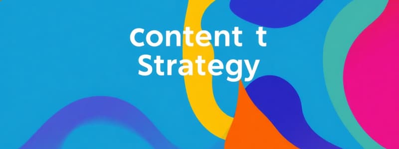 User-Focused Website and Content Strategy