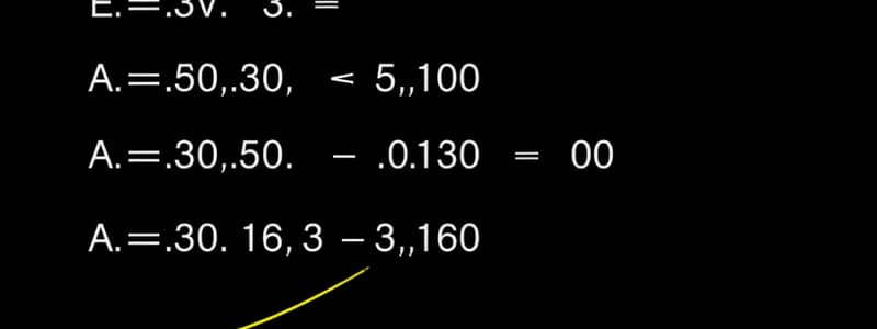 Repeated Measures & ANOVA Concepts