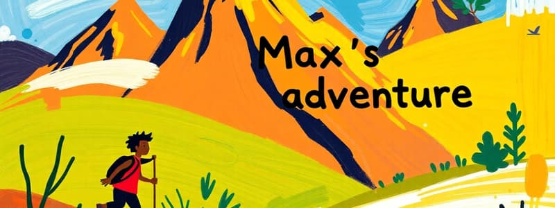 Max's Nighttime Adventure Quiz