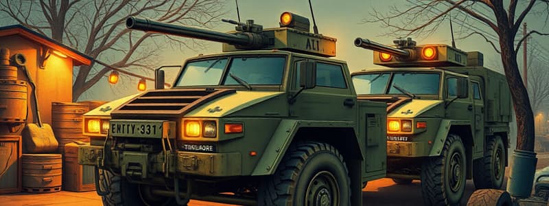 Tactical Vehicle Safety Prevention Strategies