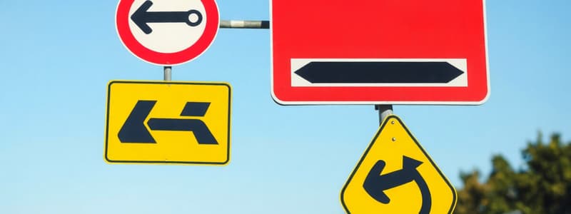 Signalisation Temporaire dans la Route