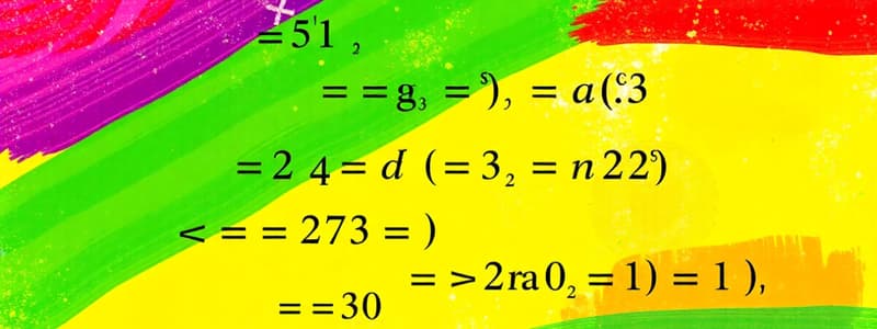 Algebra: Variables, Constants and Expressions