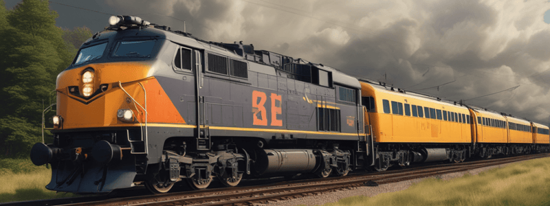 Electric and Diesel Locomotives Quiz