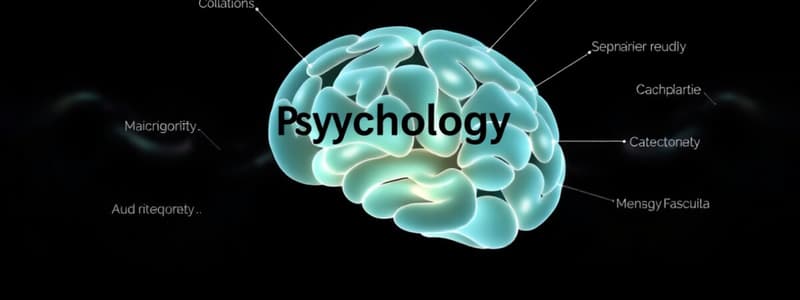 Introduction to Psychology Quiz