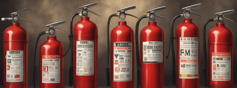 10.1 Portable Fire Extinguishers