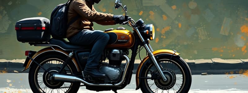 Motorcycle Safety Regulations and Causes