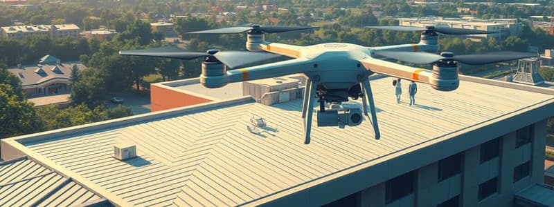 Drone Commercial Roofing Inspections