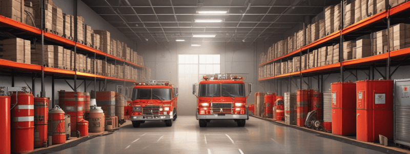 Romeoville Fire Department Warehouse Operations Manual Quiz