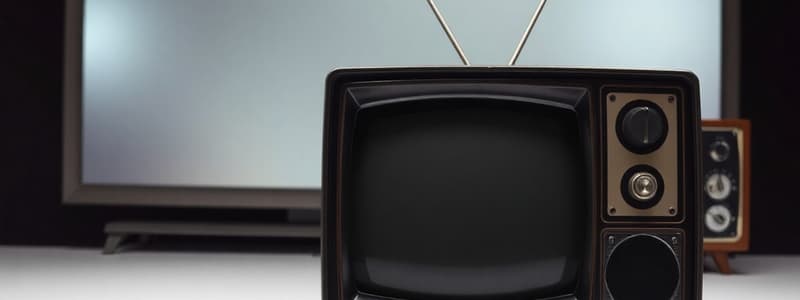 History and impact of television on culture and politics