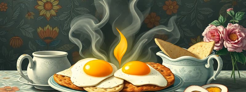 Clases sobre desayunos y huevos