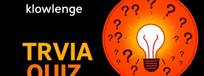 General Knowledge Quiz