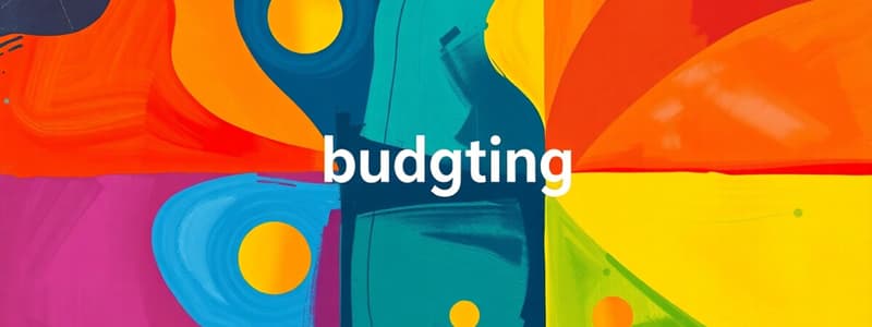 Capital Budgeting Quiz