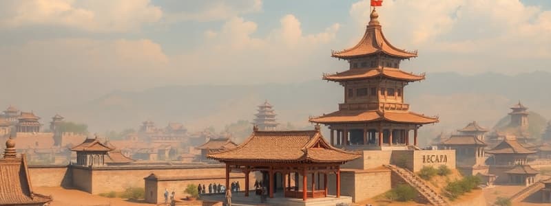 Ancient China and the Silk Road Quiz