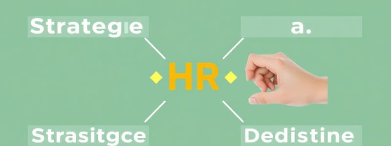 HR Roles & Responsibilities Overview