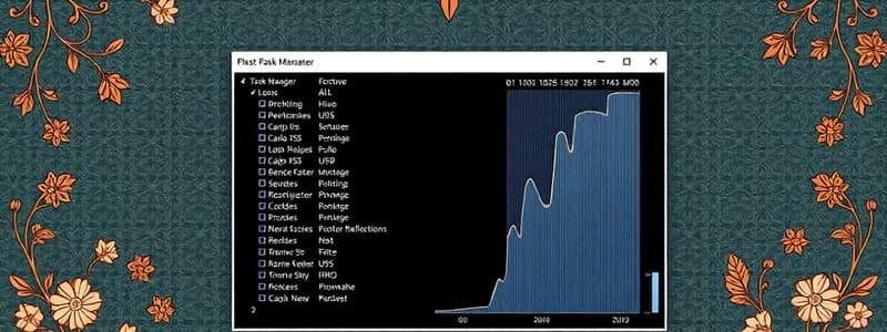 7.3.2 Windows System Monitoring: Task Manager