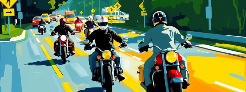 Motorcycle Riding Safety and Skills Quiz