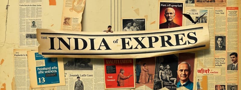 Indian Express Vernacular Websites and History