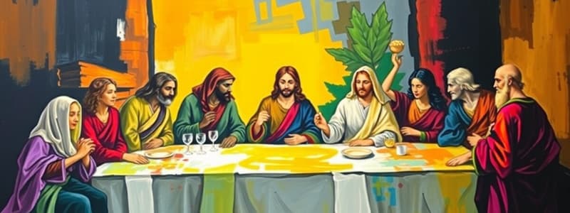 The Last Supper and Foot Washing