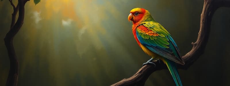 Extinct Birds: Moa and Carolina Parakeet