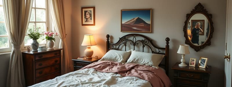 Visualization of a Bedroom Scene