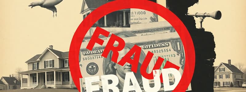 Fraud in Real Estate Transactions