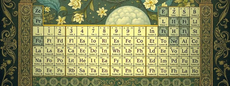 The Periodic Table of Elements