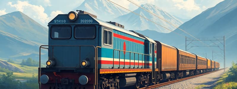 Train Loading Class Rates Quiz