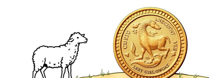 Parables of Jesus: Lost Sheep and Coin