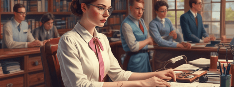 Clerical Work at Mid-Century