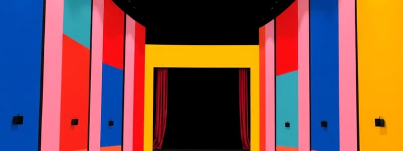 Theater Spaces and Stages